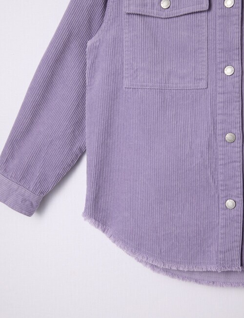 Switch Cord Shacket, Lavender product photo View 02 L