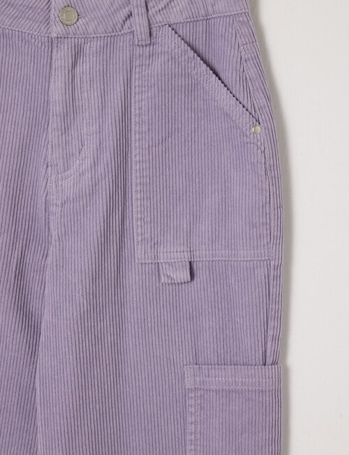 Switch Cord Cargo Pant, Lavender product photo View 03 L