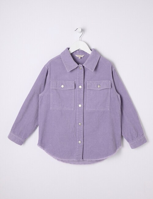 Switch Cord Shacket, Lavender product photo