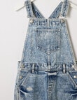 Switch Denim Overalls, Washed Blue product photo View 03 S