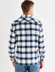 Gasoline Jayden Check Shirt, White product photo View 02 S