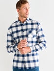 Gasoline Jayden Check Shirt, White product photo View 05 S