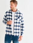 Gasoline Jayden Check Shirt, White product photo View 06 S