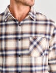 Gasoline Charley Check Shirt, Oat product photo View 04 S