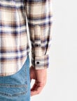 Gasoline Charley Check Shirt, Oat product photo View 06 S