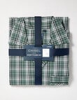 Chisel Woven Check Short PJ Set, Green product photo View 05 S