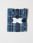 Chisel Check Woven Nightshirt, Navy & Blue product photo View 04 S