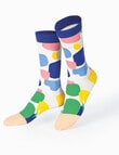 Eat My Socks Fresh Eggs Socks, 3-Pack, White product photo View 02 S