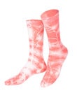Eat My Socks Strawberry Smoothie Socks, 2-Pack, Pink & White product photo View 02 S