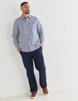 Line 7 Russell Long Sleeve Shirt, Navy product photo View 03 S