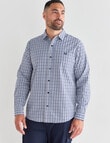 Line 7 Russell Long Sleeve Shirt, Navy product photo View 05 S