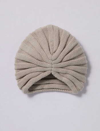 Teeny Weeny Ruched Hat Beanie, Latte product photo