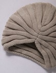 Teeny Weeny Ruched Hat Beanie, Latte product photo View 02 S