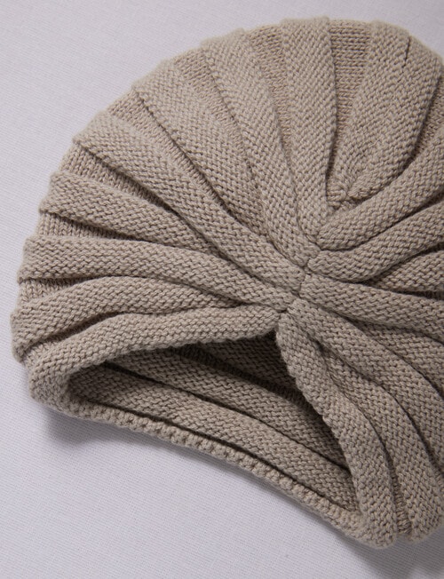 Teeny Weeny Ruched Hat Beanie, Latte product photo View 02 L