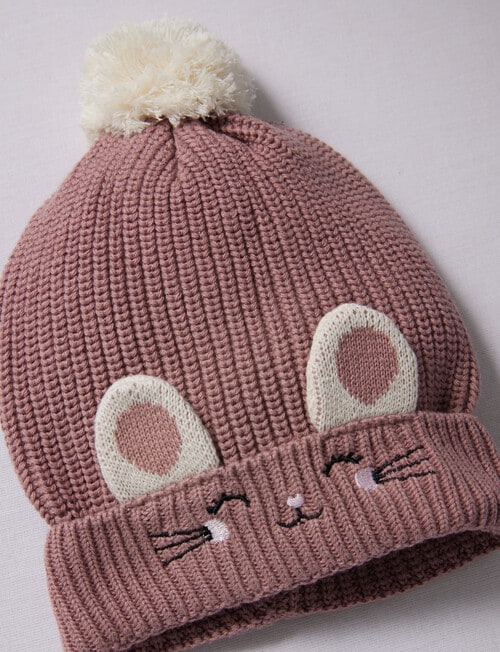 Teeny Weeny Bunny Beanie, Elsie Pink product photo View 02 L