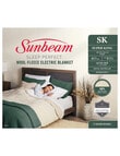 Sunbeam Sleep Perfect Antibacterial Wool Fleece Electric Blanket, Super King product photo