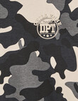 Sleep Squad Camo Knit Long PJ Set, Grey, 8-16 product photo View 02 S