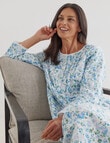 Ruby & Bloom Flan Nightie, Blue Painterly, 10-26 product photo View 03 S