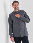 Chisel Mini Check Long Sleeve Shirt, Navy product photo View 05 S