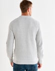 Gasoline Aspen Waffle Crew Jumper, Stone product photo View 02 S