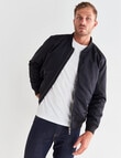 Gasoline Falcon Bomber Jacket, Black product photo View 05 S