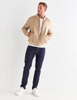 Gasoline Falcon Bomber Jacket, Beige product photo View 03 S