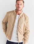Gasoline Falcon Bomber Jacket, Beige product photo View 05 S