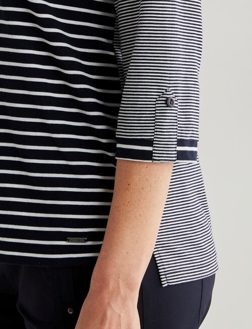 Line 7 Peak Polo Shirt, Navy product photo View 05 L