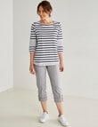 Line 7 Raydar Stripe Top, Navy product photo View 03 S