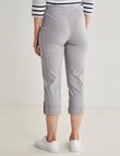 Line 7 Rolled Hem Capri, Silver product photo View 02 S