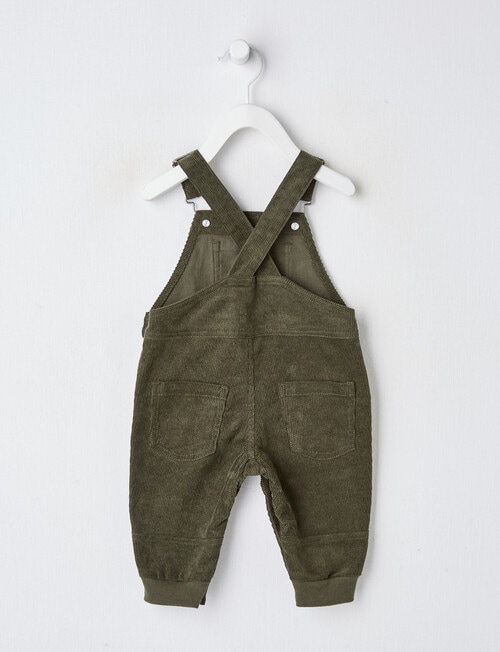 Teeny Weeny Cord Overall, Racing Green product photo View 02 L