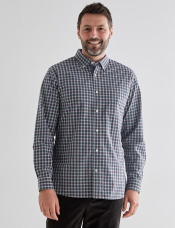 Chisel Long Sleeve Baxter Shirt, Green product photo