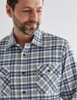 Chisel Long Sleeve Flannel Shirt, Natural product photo View 05 S