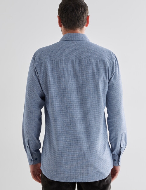 Chisel Long Sleeve Flannel Shirt, Light Blue product photo View 02 L