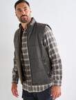 Kauri Trail Griffin Puffer Vest, Brown product photo View 06 S