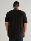 Chisel King Size Polo, Black product photo View 02 S