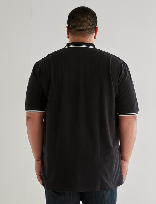 Chisel King Size Polo, Black product photo View 02 L