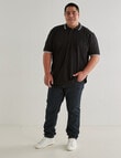 Chisel King Size Polo, Black product photo View 03 S