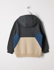 Mac & Ellie Colourblock Hoodie, Charcoal product photo View 02 S