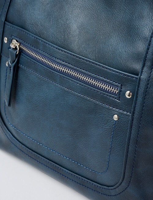 Boston + Bailey Stud Tote Bag, Navy product photo View 07 L