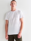 Tarnish Vintage Embossed Tee, White product photo View 05 S