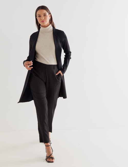 Oliver Black Long Sleeve Wrap Cardigan, Black product photo View 03 L