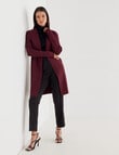 Oliver Black Long Sleeve Wrap Cardigan, Burgundy product photo View 03 S