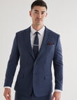 Laidlaw + Leeds Tailored Multi Houndstooth Suit Jacket, Navy product photo