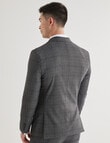 Laidlaw + Leeds Tailored Check Suit Jacket, Navy Check Charcoal product photo View 02 S