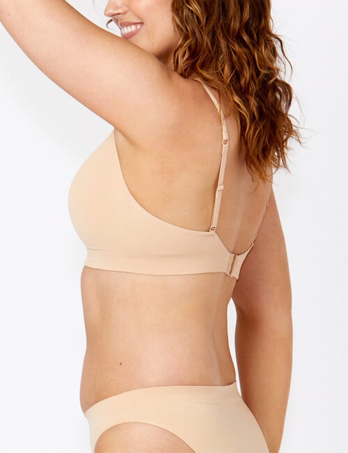 Ambra Bare Essentials Moulded Bra, Rose Beige,10A-D, 14B-D product photo View 02 L