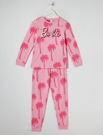 Licensed Malibu Barbie PJ Set, Pink product photo