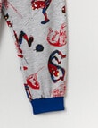 Licensed Spidey Hangtime Pyjama Set, Sport Blue & Gainsboro Marle product photo View 03 S