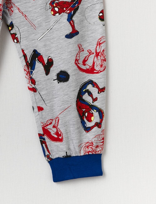 Licensed Spidey Hangtime Pyjama Set, Sport Blue & Gainsboro Marle product photo View 03 L