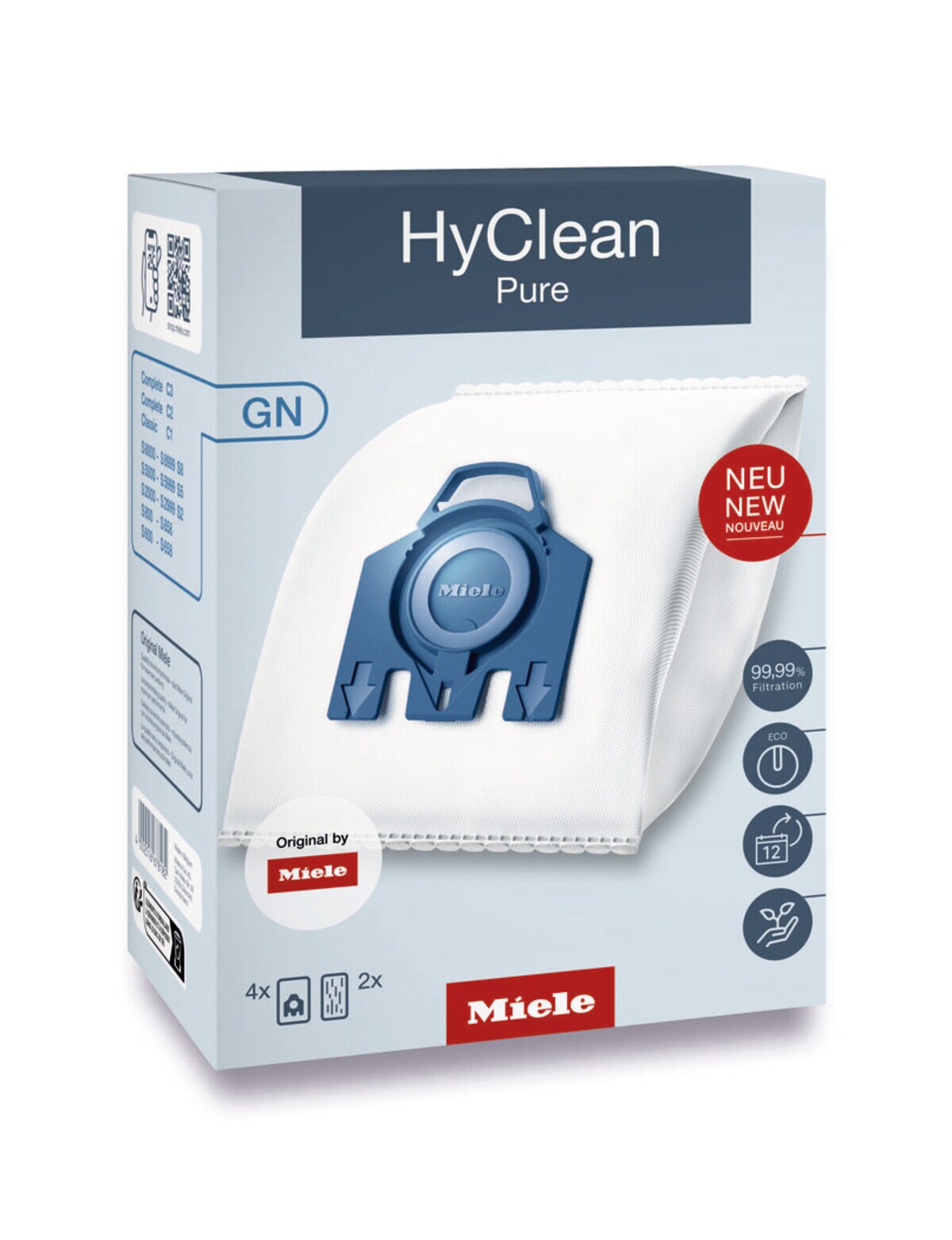 Miele GN Hyclean Pure Dustbags, 12281680 Vacuum Cleaners